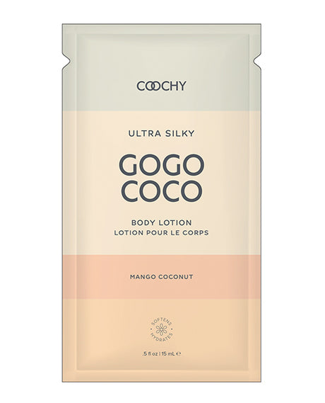 COOCHY Ultra Silky Body Lotion Foil - .35 oz Mango Coconut