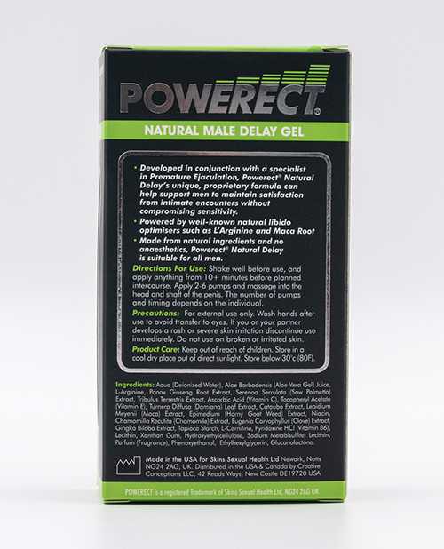 Powerect Natural Delay Serum 30ml