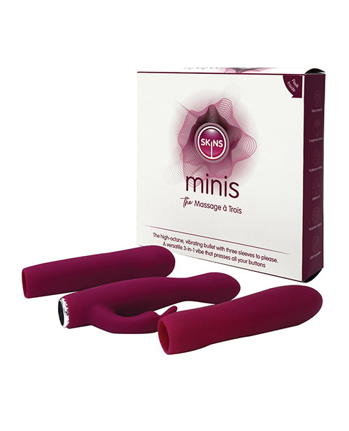 Skins Minis Massage A Trois - White/Magenta