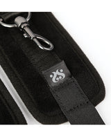 Sei Mio Sensually Secured Velvet Handcuffs - Black