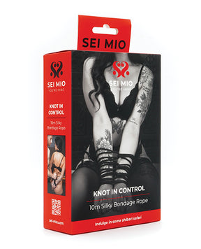 Sei Mio Knot in Control 10M Silky Bondage Rope - Black