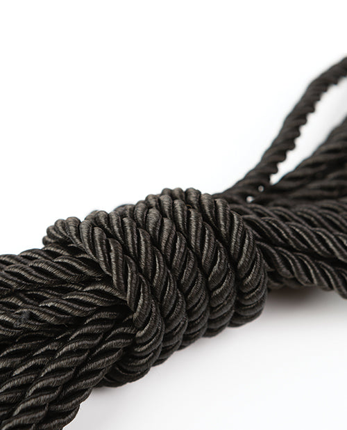 Sei Mio Knot in Control 10M Silky Bondage Rope - Black