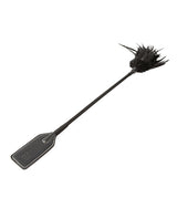 Sei Mio Slap & Tickle Dual Ended Crop & Tickler - Black