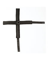 Sei Mio Cross Purpose Unique Over-Wrap Cross Cuff Restraints - Black
