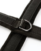 Sei Mio Cross Purpose Unique Over-Wrap Cross Cuff Restraints - Black