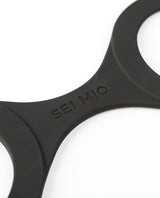 Sei Mio Handi Cuffs Super Strong Silicone Restraints - Large, Black