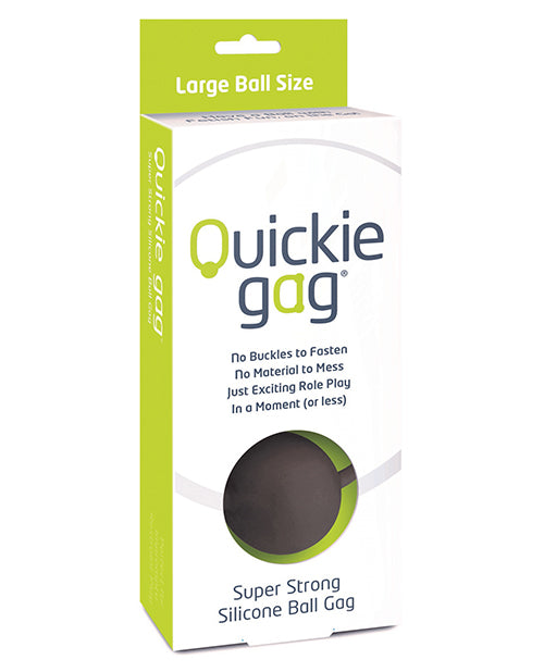 Quickie Ball Gag Large - Black