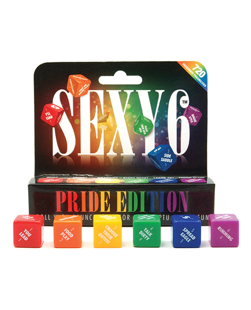 Sexy 6 Pride Edition Couples Dice Game