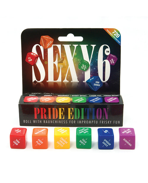 Sexy 6 Pride Edition Couples Dice Game