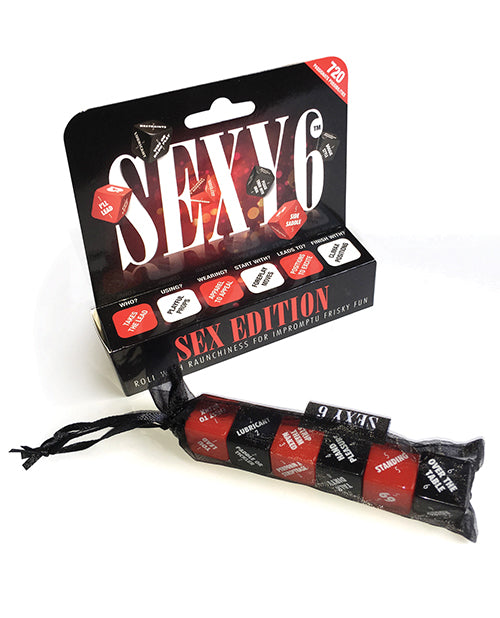 Sexy 6 Sex Ed Dice Game Couples Play Red