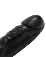 Jr. Veined Double Header Dildo 12in - Black