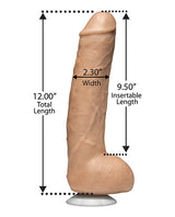 Legendary John Holmes Realistic Cock 9.5in - Vanilla