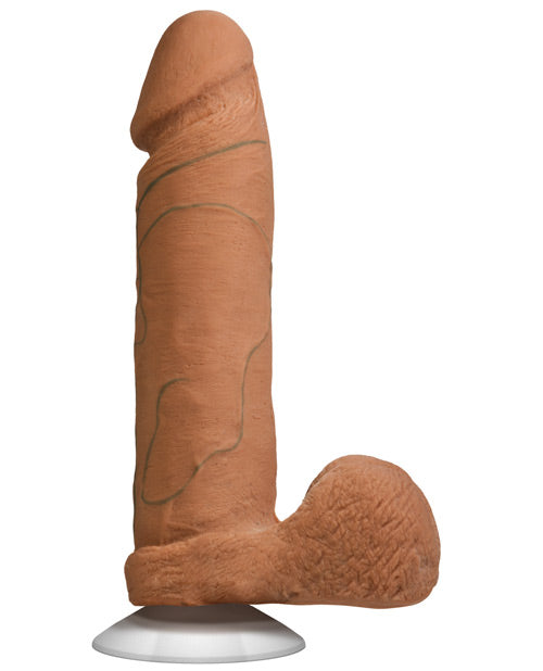 The Realistic Cock Ultraskyn Dildo 8in - Caramel