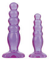 Crystal Jellies Anal Delight Trainer (2 Piece Kit) - Purple