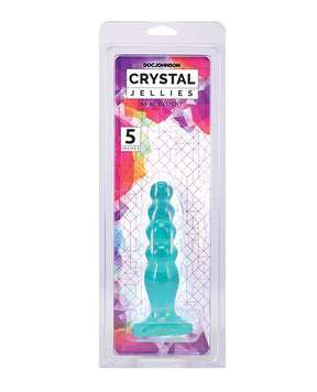 Crystal Jellies Anal Delight 5" - Teal