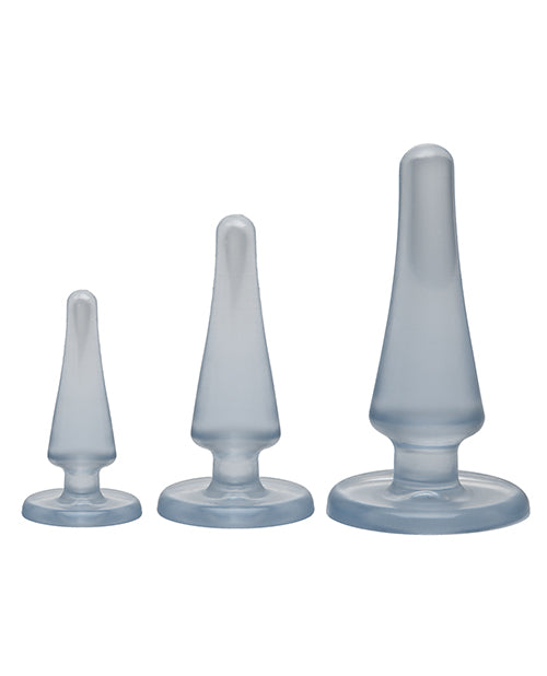 Crystal Jellies Anal Initiation (3 Piece Kit) - Clear