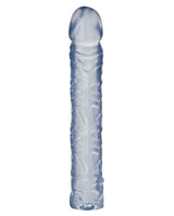 Crystal Jellies Classic Dildo 10in - Clear