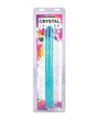 Crystal Jellies 18" Double Dong - Teal