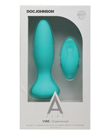 A-Play Vibe Experienced Anal Plug with Remote Control - Teal