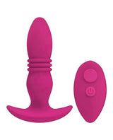 A-Play Rise Silicone Rechargeable Anal Plug with Remote Control - Pink