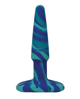 A-Play Groovy Silicone Anal Plug 4in - Blue
