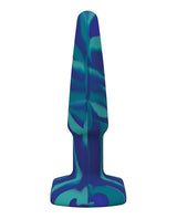 A-Play Groovy Silicone Anal Plug 4in - Blue