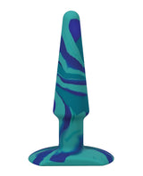 A-Play Groovy Silicone Anal Plug 5in - Blue