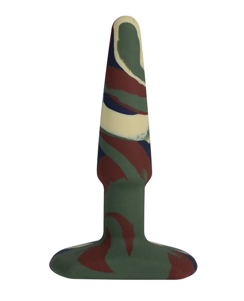 A-Play Groovy Silicone Anal Plug 4in - Green