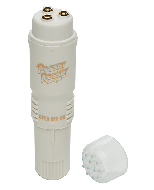 Pocket Rocket Mini Massager 4in - Ivory