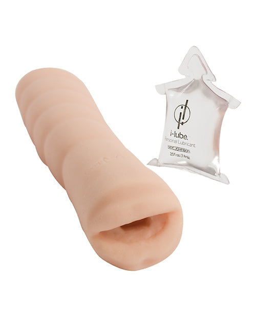 Quickie To Go Ultraskyn Masturbator - Mouth - Vanilla