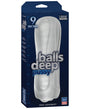 Balls Deep The Baller 9" Pussy Stroker - Frost