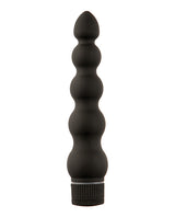 Black Magic Ribbed Waterproof Vibrator 7in - Black