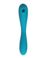 This Product Sucks Bendable Wand Rechargeable Silicone Clitoral Vibrator - Teal