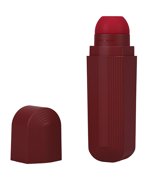 This Products Sucks Lipstick Suction Toy Rechargeable Silicone Clitoral Stimulator - Red