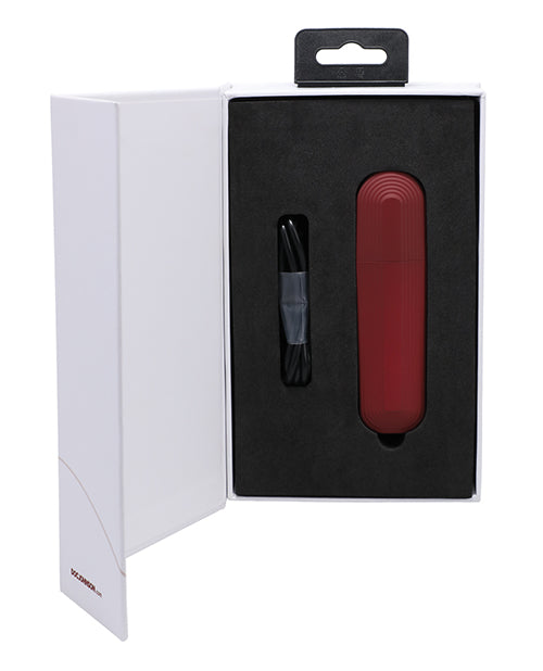 This Products Sucks Lipstick Suction Toy Rechargeable Silicone Clitoral Stimulator - Red
