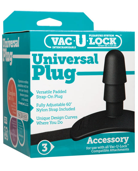 Vac-U-Lock Universal Plug - Black