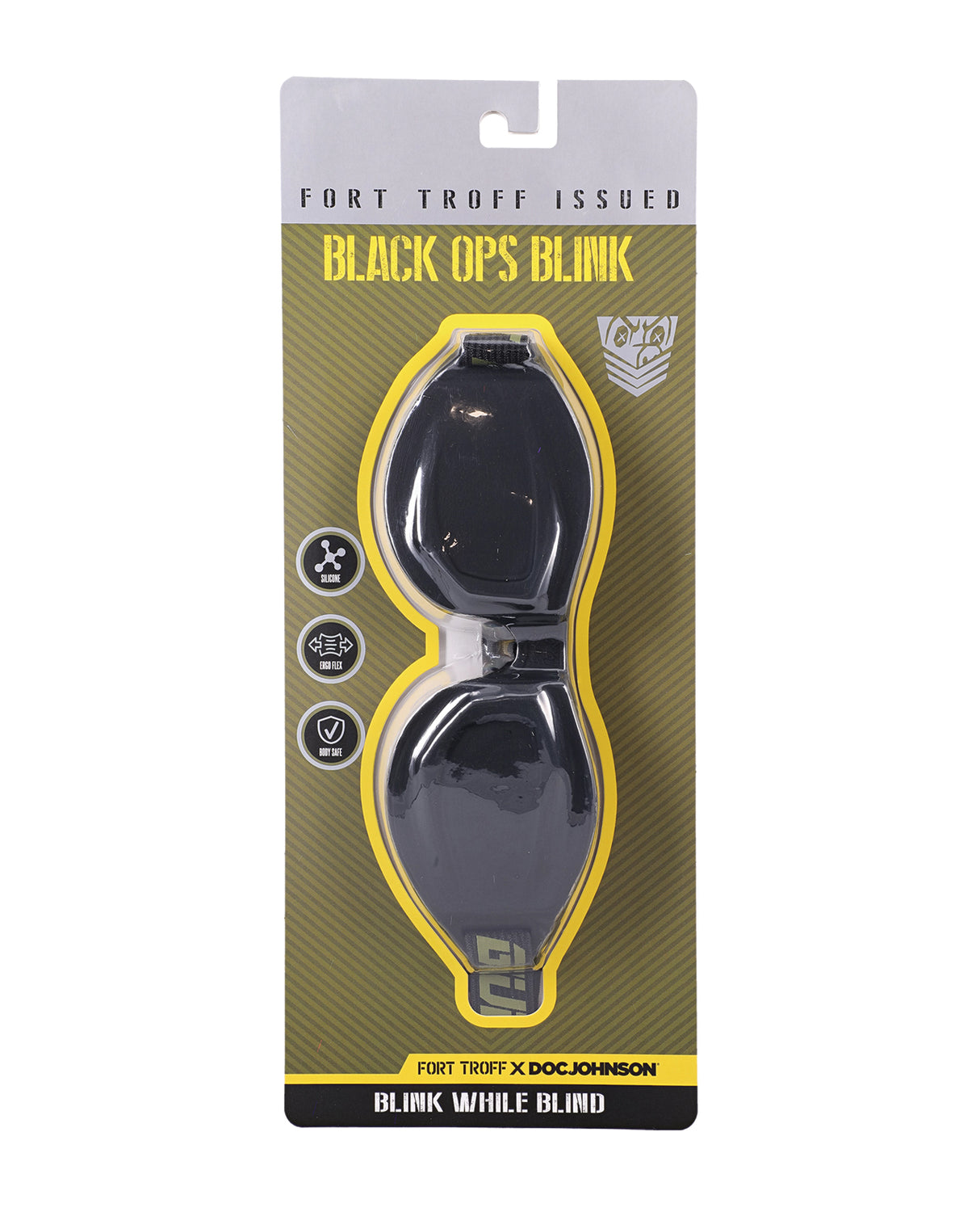 Fort Troff Black Ops Blink Blind Fold - Black