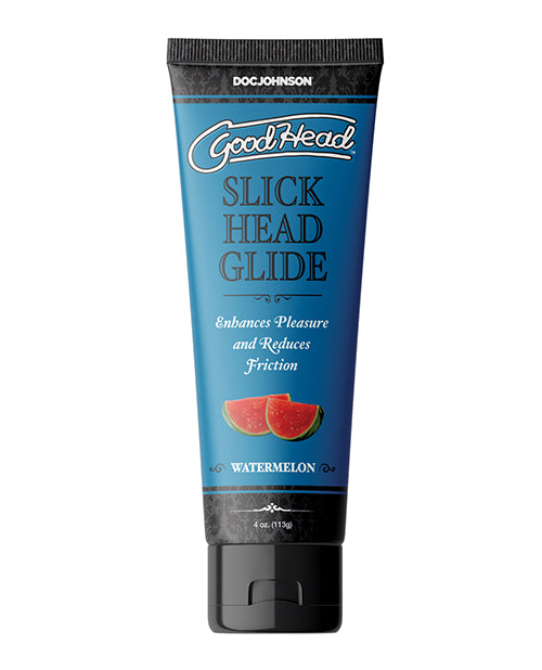 GoodHead Slick Head Glide Water Based Flavored Lubricant Watermelon 4oz