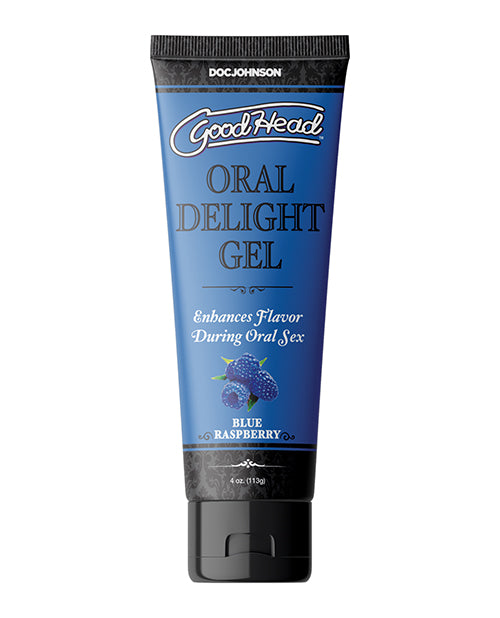 GoodHead Oral Delight Gel Flavored Blue Raspberry 4oz