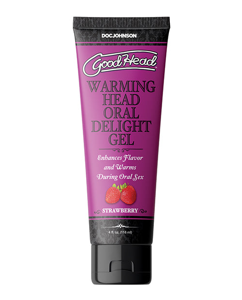 GoodHead Warming Head Oral Delight Gel Flavored Strawberry 4oz