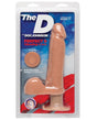 The D 8" Perfect D Vibrating w/Balls - Vanilla