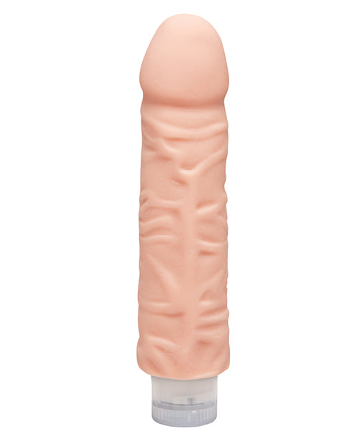 The D Shakin D Ultraskyn Vibrating Dildo 7in - Vanilla