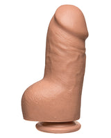 The D Fat D Firmskyn Dildo with Balls 8in - Vanilla