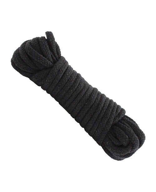 Doc Johnson Japanese Style Bondage Rope 32 Feet - Black