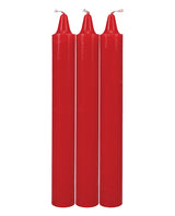 Doc Johnson Japanese Drip Candles - 3 Pack - Red