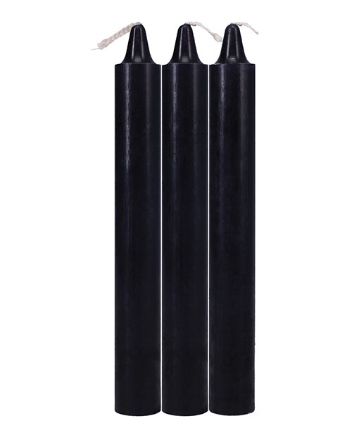 Doc Johnson Japanese Drip Candles - 3 Pack - Black