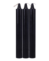 Doc Johnson Japanese Drip Candles - 3 Pack - Black