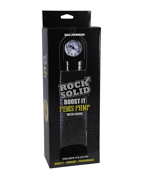 Rock Solid Boost It Penis Pump w/Gauge