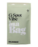 In a Bag Silicone Rechargeable G-Spot Vibrator - Black
