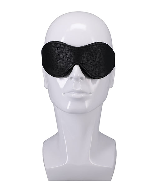 In a Bag Vegan Leather Blindfold - Black